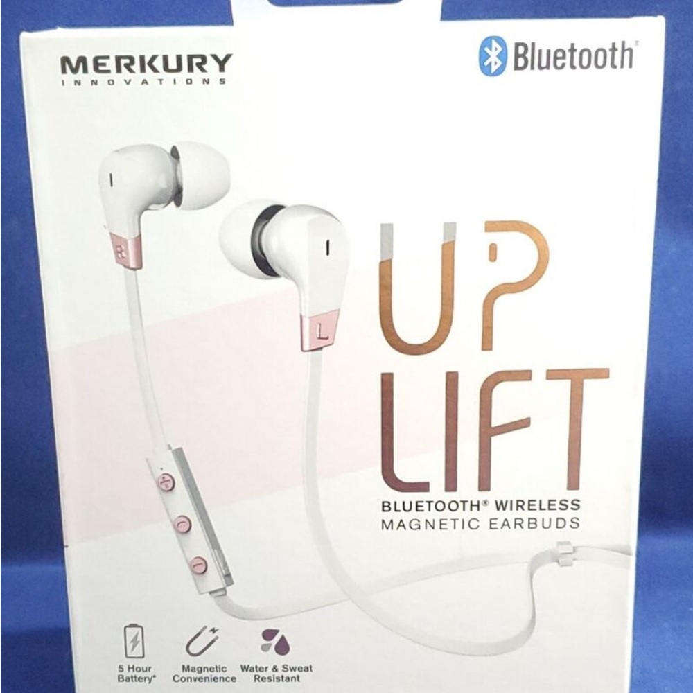 Merkury Innovations Uplift Bluetooth Wireless Magnetic Earbud.
